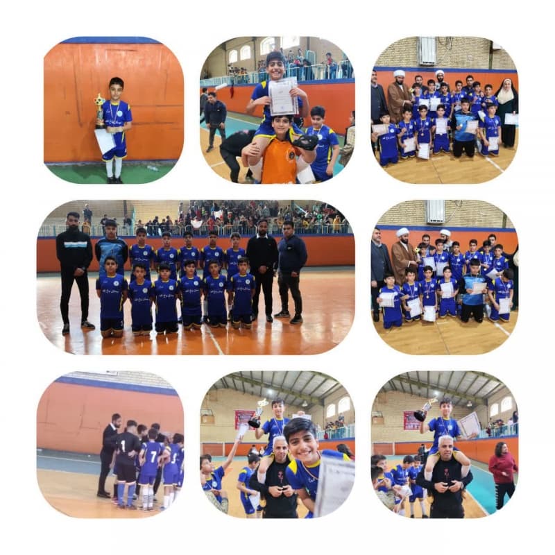  نتیجه ی فینال مسابقات فوتسال   باز هم  تیم فوتسال دبستان باغ الفبا درخشید